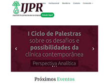 Tablet Screenshot of ijpr.org.br